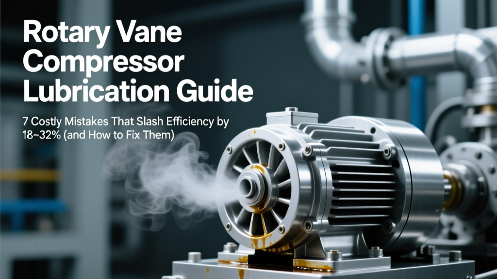 Rotary Vane Compressor Lubrication Guide: 7 Costly Mistakes That Slash Efficiency by 18–32% (and How to Fix Them Before Your Next Oil Change)