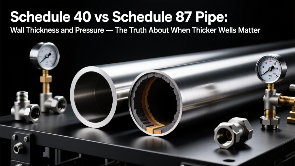 Schedule 40 vs Schedule 80 Pipe: Wall Thickness and Pressure — The Truth About When Thicker Walls *Actually* Save Lives (Not Just Money) in Real-World Systems