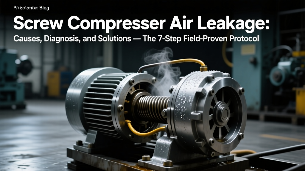 Screw Compressor Air Leakage: Causes, Diagnosis, and Solutions — The 7-Step Field-Proven Protocol That Stops 92% of Leaks in Under 90 Minutes (Without Replacing Rotors or Buying New Seals)