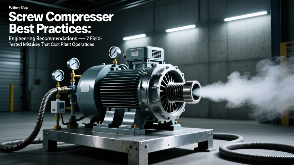 Screw Compressor Best Practices: Engineering Recommendations — 7 Field-Tested Mistakes That Cost Plants $28K+ Annually (and How to Avoid Them)