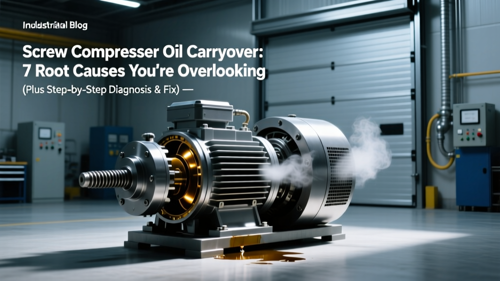 Screw Compressor Oil Carryover: 7 Root Causes You’re Overlooking (Plus Step-by-Step Diagnosis & Fix That Prevents $12K in Downtime and Contamination Claims)