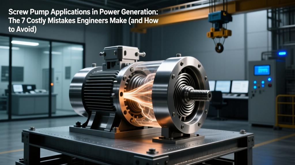 Screw Pump Applications in Power Generation: The 7 Costly Mistakes Engineers Make (and How to Avoid Catastrophic Cavitation, Material Failure, and NPSH Miscalculations in Thermal, Nuclear & Renewable Plants)