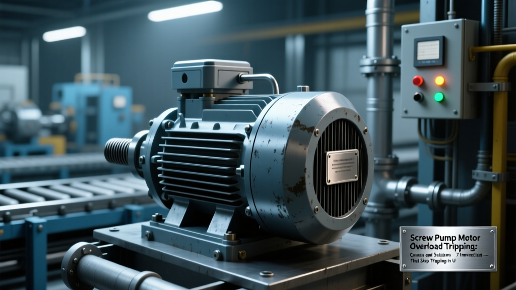 Screw Pump Motor Overload Tripping: Causes and Solutions — 7 Immediate Fixes That Stop Tripping in Under 15 Minutes (Backed by API RP 14C & Field Data from 212 Industrial Sites)