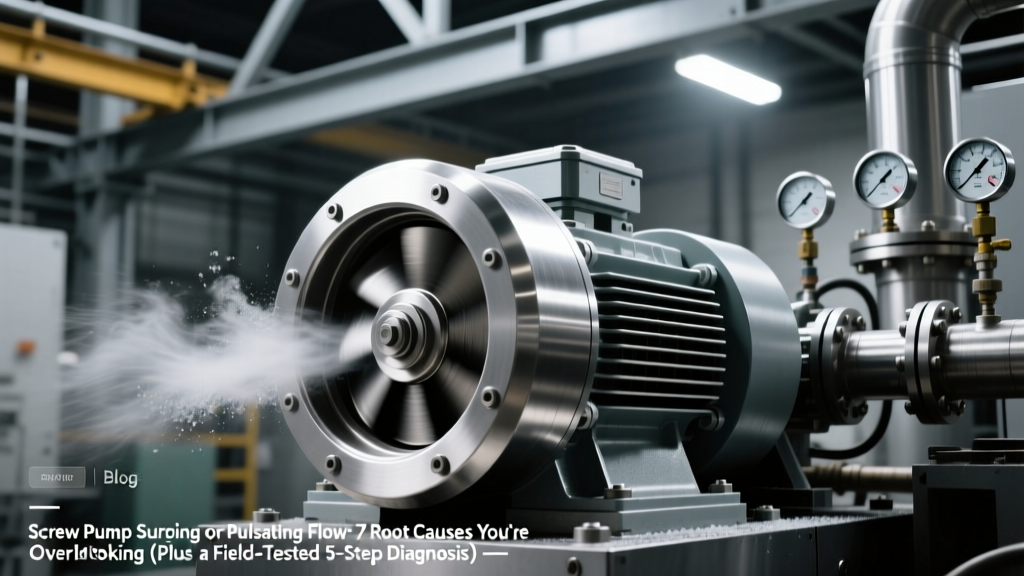 Screw Pump Surging or Pulsating Flow: 7 Root Causes You’re Overlooking (Plus a Field-Tested 5-Step Diagnostic Flow That Stops It in Under 90 Minutes)