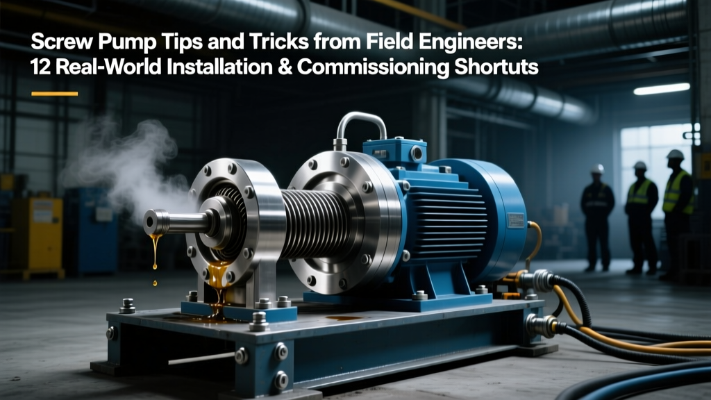 Screw Pump Tips and Tricks from Field Engineers: 12 Real-World Installation & Commissioning Shortcuts That Cut Startup Time by 40% (and Prevent $28K in First-Year Downtime)