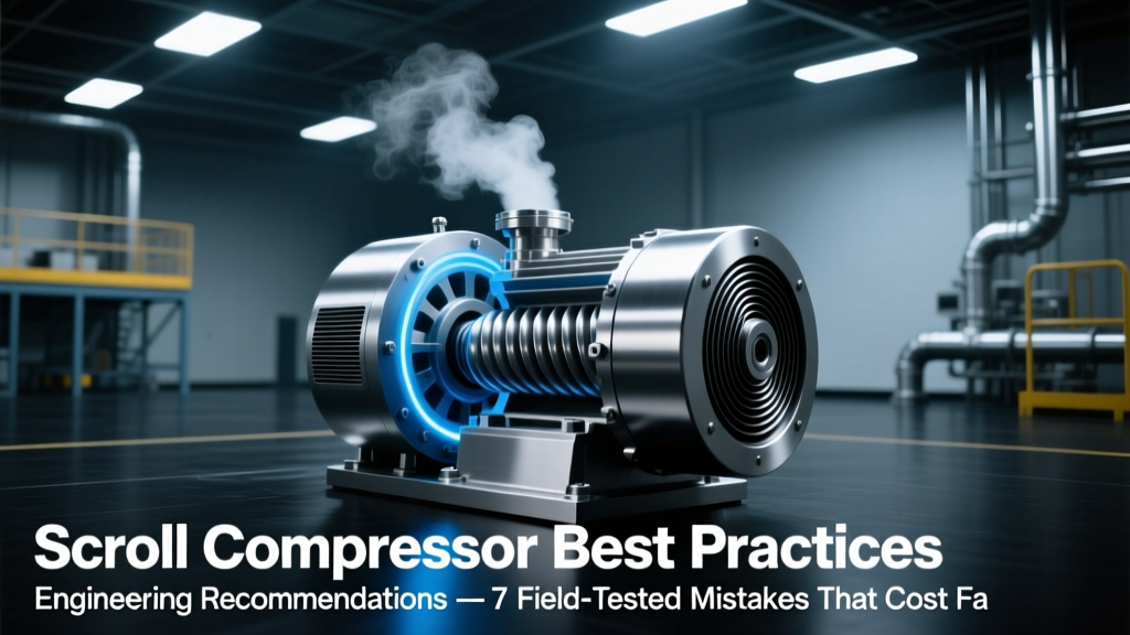 Scroll Compressor Best Practices: Engineering Recommendations — 7 Field-Tested Mistakes That Cost Facilities $12K+ Annually (and How to Avoid Them)