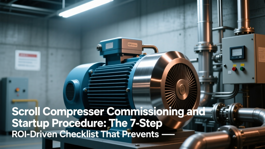 Scroll Compressor Commissioning and Startup Procedure: The 7-Step ROI-Driven Checklist That Prevents $12,800+ in First-Year Energy Waste & Premature Failure