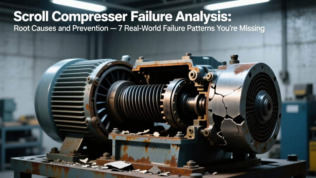Scroll Compressor Failure Analysis: Root Causes and Prevention — 7 Real-World Failure Patterns You’re Overlooking (and How to Stop Them in <48 Hours)