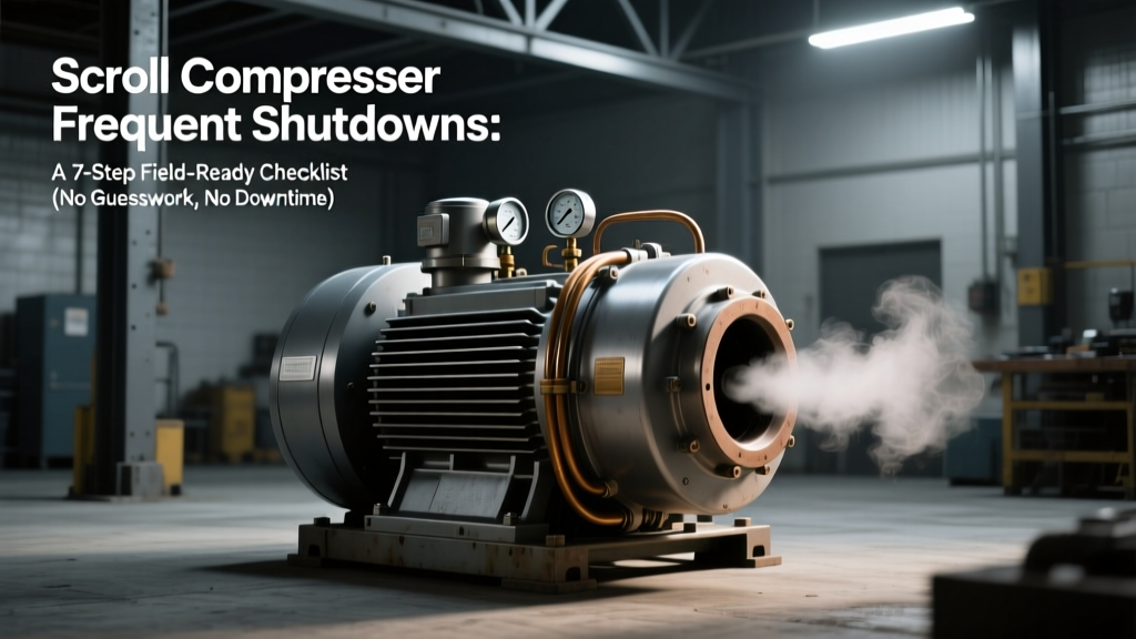 Scroll Compressor Frequent Shutdowns: A 7-Step Field-Ready Checklist (No Guesswork, No Downtime) — Diagnose in Under 12 Minutes, Fix Before Your Next Shift Ends