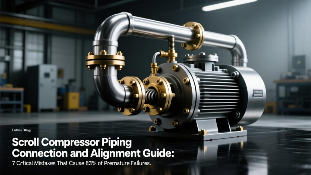 Scroll Compressor Piping Connection and Alignment Guide: 7 Critical Mistakes That Cause 83% of Premature Bearing Failures (and How to Fix Them Before Startup)