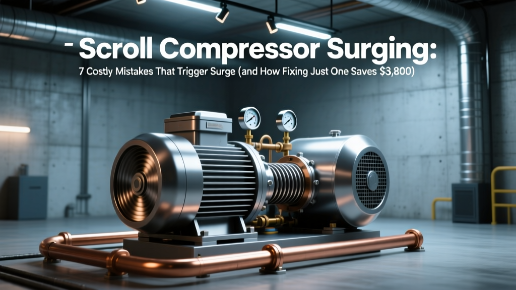 Scroll Compressor Surging: 7 Costly Mistakes That Trigger Surge (and How Fixing Just One Saves $3,800/Year in Energy + Downtime)