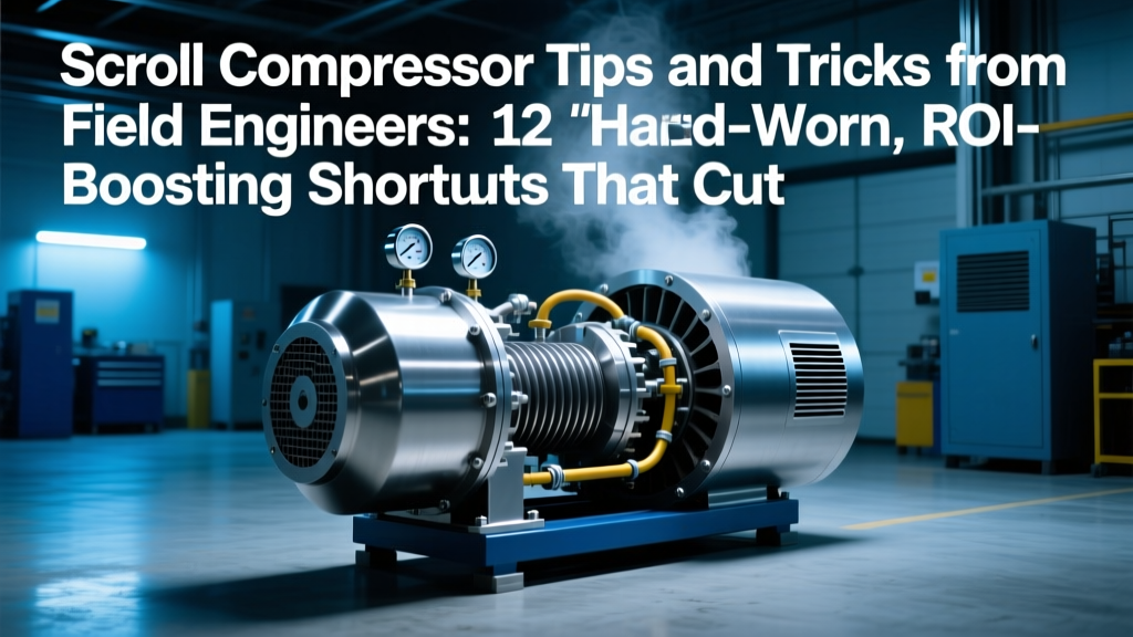 Scroll Compressor Tips and Tricks from Field Engineers: 12 Hard-Won, ROI-Boosting Shortcuts That Cut Downtime by 40% (and Save $8,200+/Year Per Unit)