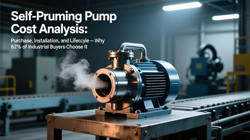 Self-Priming Pump Cost Analysis: Purchase, Installation, and Lifecycle — Why 62% of Industrial Buyers Overpay by $14,800+ in 5 Years (and How to Avoid It)