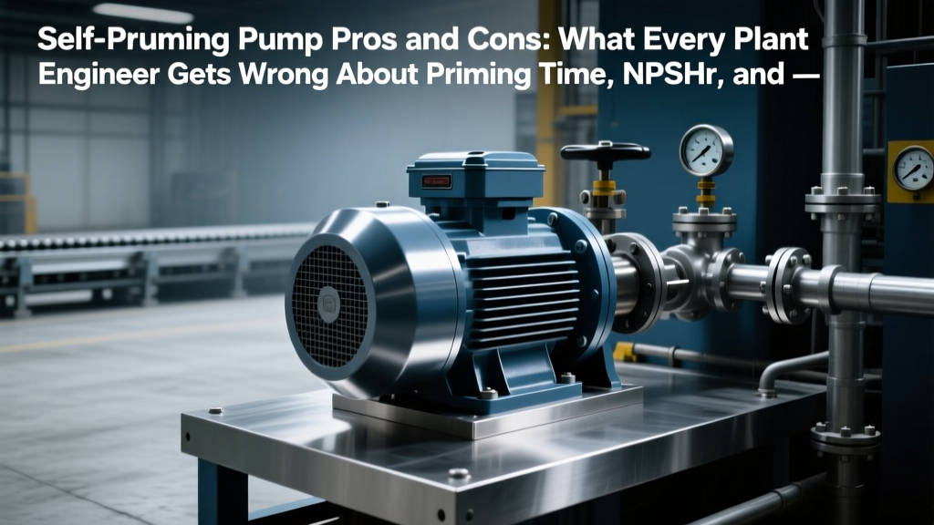 Self-Priming Pump Pros and Cons: What Every Plant Engineer Gets Wrong About Priming Time, NPSHr, and Dry-Run Survival—Backed by 17 Years of Field Data and API RP 14E Compliance Benchmarks