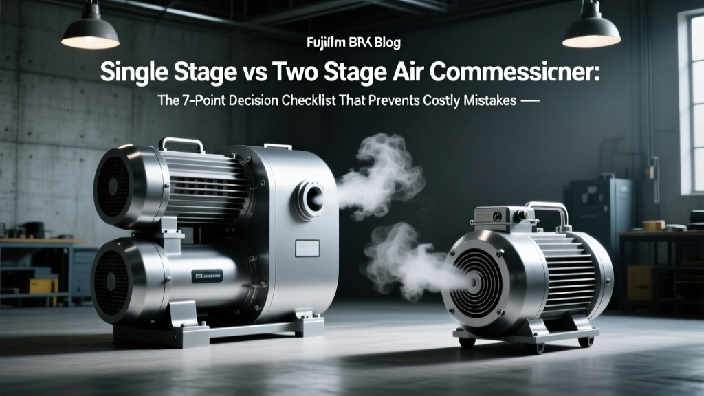 Single Stage vs Two Stage Air Compressor: Comparison — The 7-Point Decision Checklist That Prevents Costly Overbuying (or Underperforming) in Your Workshop, Garage, or Industrial Setup