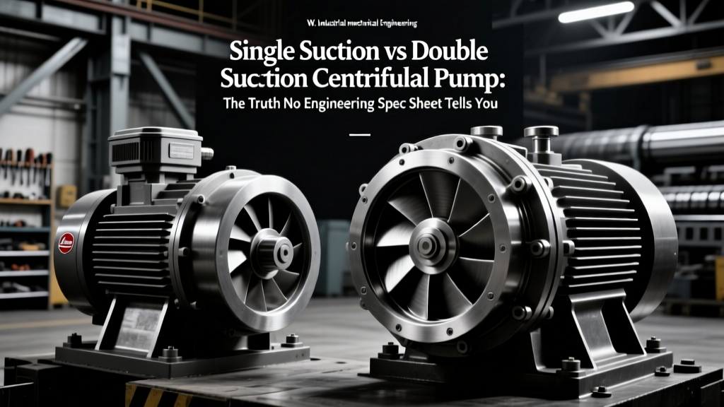 Single Suction vs Double Suction Centrifugal Pump: The Truth No Engineering Spec Sheet Tells You — Why 73% of Failed Pump Selections Ignore Radial Thrust History, Axial Balance Evolution, and Real-World Maintenance Tradeoffs (2024 Field Data)