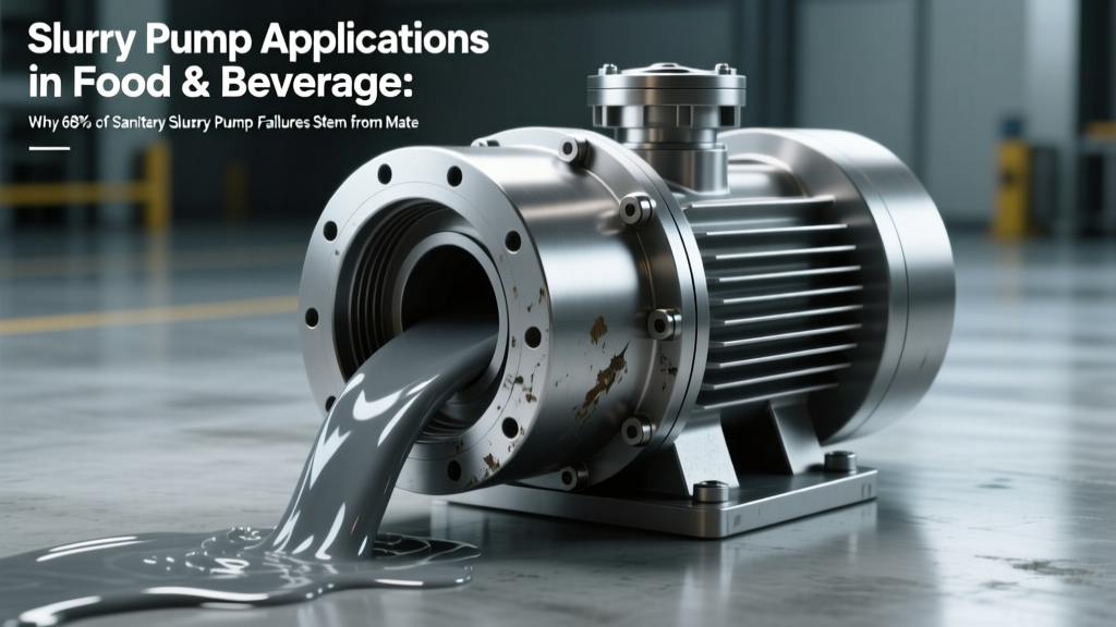 Slurry Pump Applications in Food & Beverage: Why 68% of Sanitary Slurry Pump Failures Stem from Material Misalignment (Not Flow Rate)—A 15-Year Engineer’s Field-Validated Selection Framework