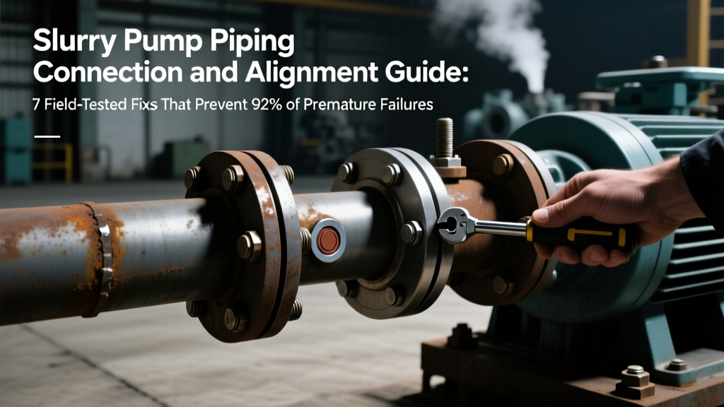 Slurry Pump Piping Connection and Alignment Guide: 7 Field-Tested Fixes That Prevent 92% of Premature Bearing Failures (Torque Specs + Stress Limits Included)