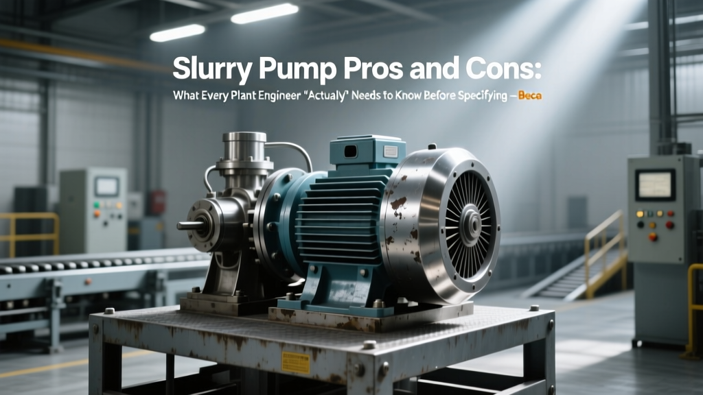 Slurry Pump Pros and Cons: What Every Plant Engineer *Actually* Needs to Know Before Specifying—Because 68% of Slurry Pump Failures Stem from Misaligned Expectations (Not Equipment Failure)
