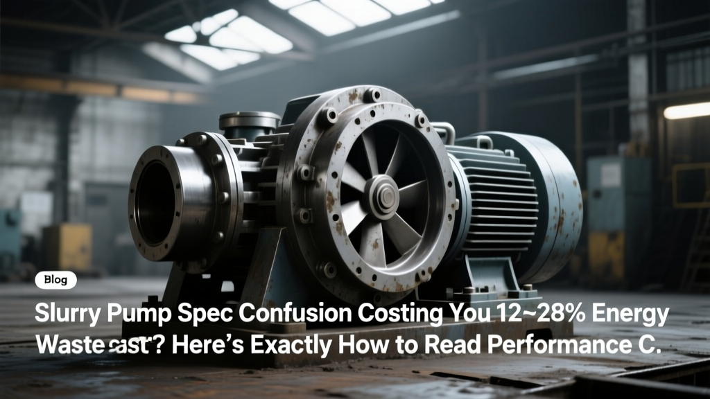 Slurry Pump Spec Confusion Costing You 12–28% Energy Waste? Here’s Exactly How to Read Performance Curves, NPSH Margins, and Datasheets Like a Senior Pump Engineer (No Guesswork)
