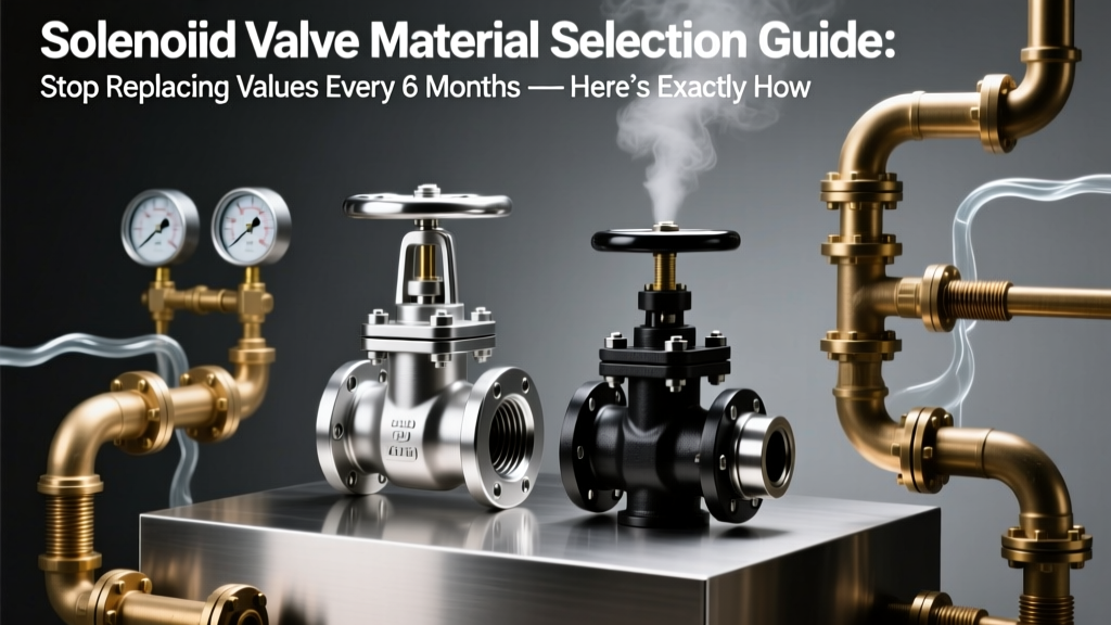 Solenoid Valve Material Selection Guide: Stop Replacing Valves Every 6 Months — Here’s Exactly How to Match Metals, Alloys & Polymers to Your Fluid, Temp, Pressure & Environment (With Real Cv Loss Calculations & API 602 Compliance Checks)