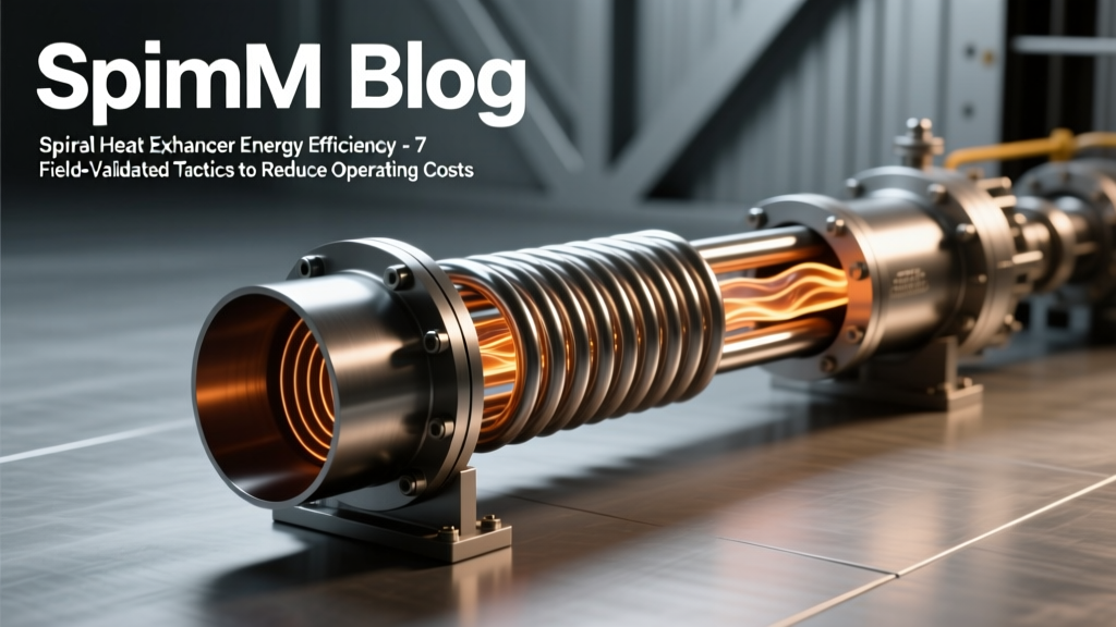 Spiral Heat Exchanger Energy Efficiency: How to Reduce Operating Costs — 7 Field-Validated Tactics That Cut Power Use by 18–32% (VFD Tuning, Fouling Mitigation, TEMA-Compliant Optimization & More)