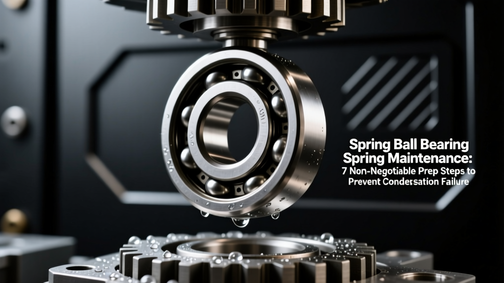 Spring Ball Bearing Spring Maintenance: 7 Non-Negotiable Prep Steps to Prevent Condensation Failure & Costly Downtime After Winter Shutdown (Backed by ISO 281 & API RP 686)
