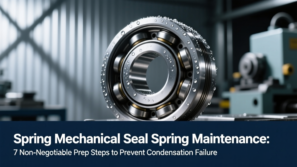 Spring Mechanical Seal Spring Maintenance: 7 Non-Negotiable Prep Steps to Prevent Condensation Failure & Costly Downtime After Winter Shutdown (Backed by API RP 682)