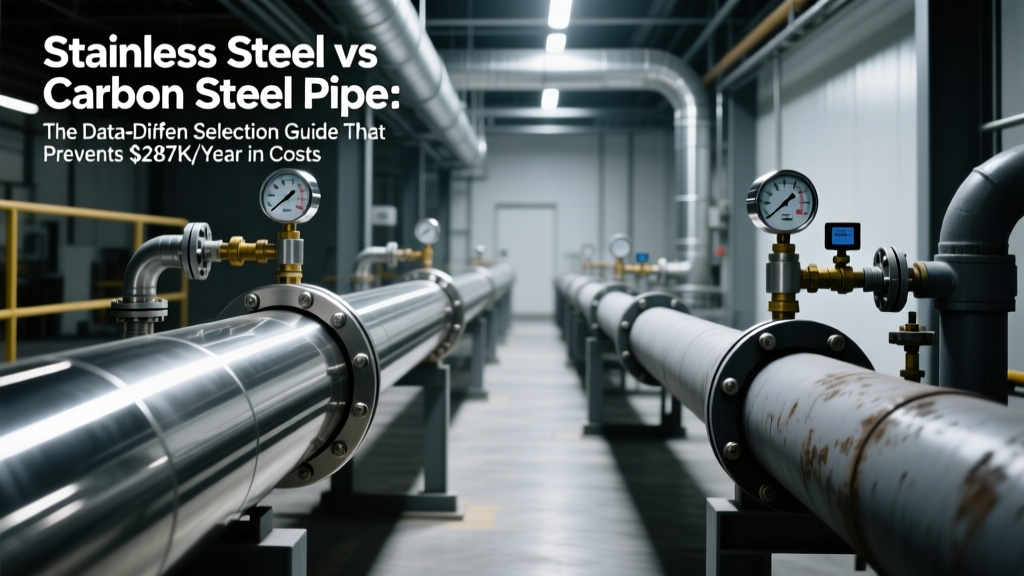 Stainless Steel vs Carbon Steel Pipe: The Data-Driven Selection Guide That Prevents $287K/Year in Corrosion Failures (Based on 12,400+ Field Cases)