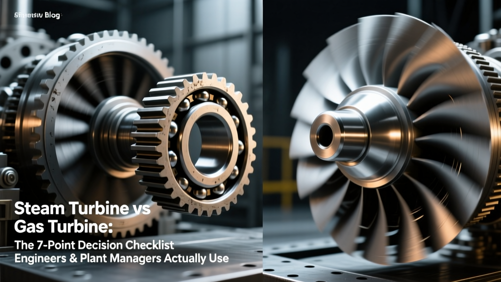 Steam Turbine vs Gas Turbine: The 7-Point Decision Checklist Engineers & Plant Managers Actually Use (Not Marketing Hype) — Efficiency, Cost, Lifespan, Fuel Flexibility, Startup Time, Emissions, and Best-Use Scenarios Compared Side-by-Side