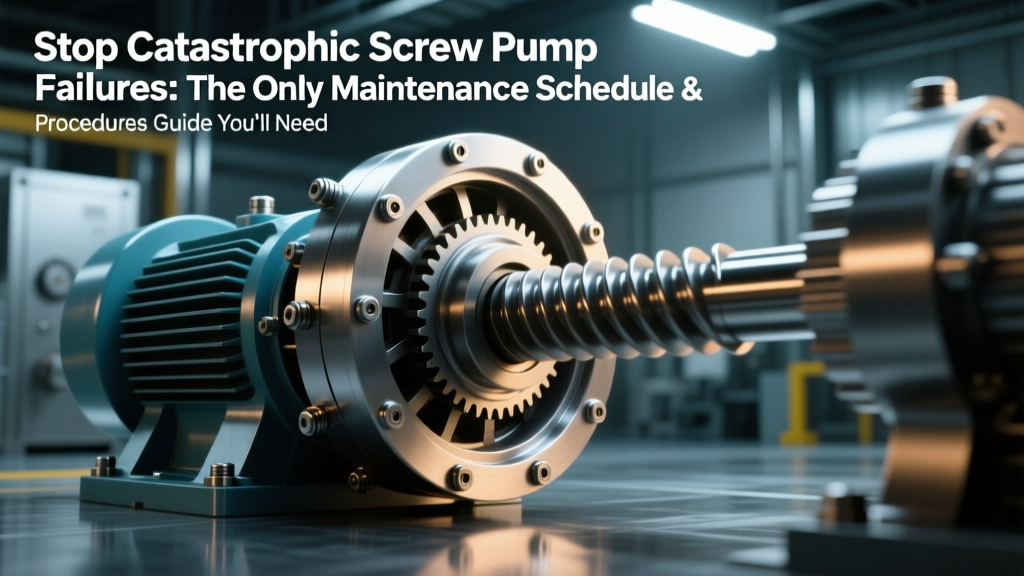 Stop Catastrophic Screw Pump Failures: The Only Maintenance Schedule & Procedures Guide You’ll Need (With ISO 5199-Aligned Daily Checks, 3-Month Inspections, and Overhaul Intervals Backed by API RP 14C Data)