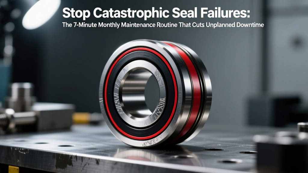 Stop Catastrophic Seal Failures: The 7-Minute Monthly Maintenance Routine That Cuts Unplanned Downtime by 63% (Backed by API RP 682 & Field Data from 42 Refineries)