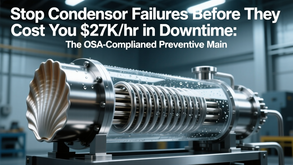 Stop Condenser Failures Before They Cost You $27K/hr in Downtime: The OSHA-Compliant Preventive Maintenance for Condenser Checklist Every HVAC Engineer Uses (12-Month Schedule + Safety-Critical Inspection Triggers)