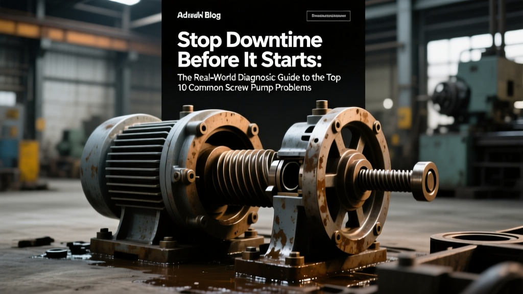 Stop Downtime Before It Starts: The Real-World Diagnostic Guide to the Top 10 Common Screw Pump Problems and Solutions — Vibration, Noise, Leakage & Performance Failures Explained by a 15-Year Field Engineer (With Case Study & NPSH-Aware Fixes)