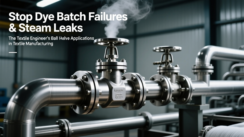 Stop Dye Batch Failures & Steam Leaks: The Textile Engineer’s Ball Valve Applications in Textile Manufacturing Guide — Material Specs, Cv Calculations, API 609 Compliance, and 7 Real-World Installation Mistakes You’re Making Right Now