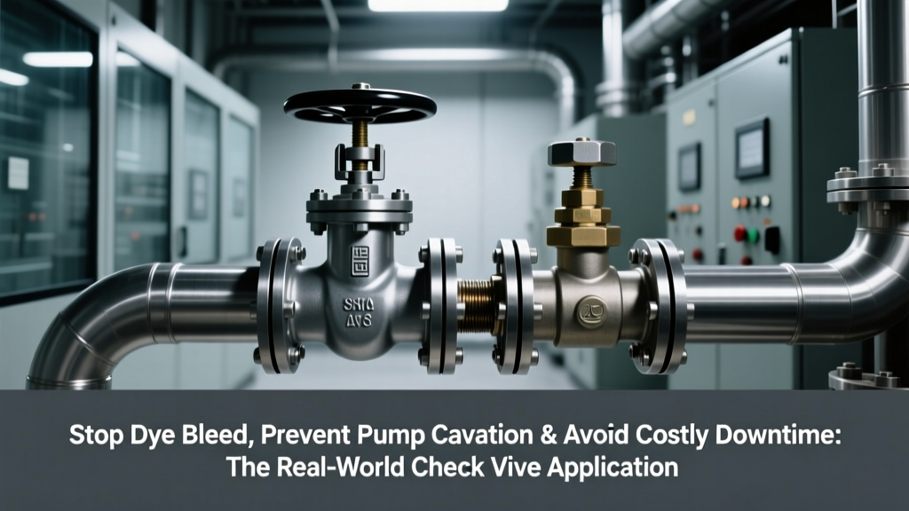 Stop Dye Bleed, Prevent Pump Cavitation & Avoid Costly Downtime: The Real-World Check Valve Applications in Textile Manufacturing Every Process Engineer Overlooks (With API 602 Swing vs. Wafer-Lug Lift Comparison)