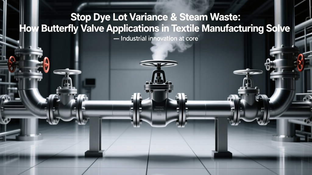Stop Dye Lot Variance & Steam Waste: How Butterfly Valve Applications in Textile Manufacturing Solve Real Process Failures (7 Selection Rules, Material Specs for Acid/Alkali Baths, and Why Your Current Valves Are Costing You 12–18% Downtime)