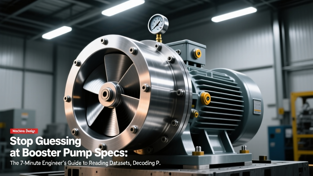 Stop Guessing at Booster Pump Specs: The 7-Minute Engineer’s Guide to Reading Datasheets, Decoding Performance Curves, and Avoiding Costly Compliance Failures (With Real NPSH & Pressure Surge Case Studies)
