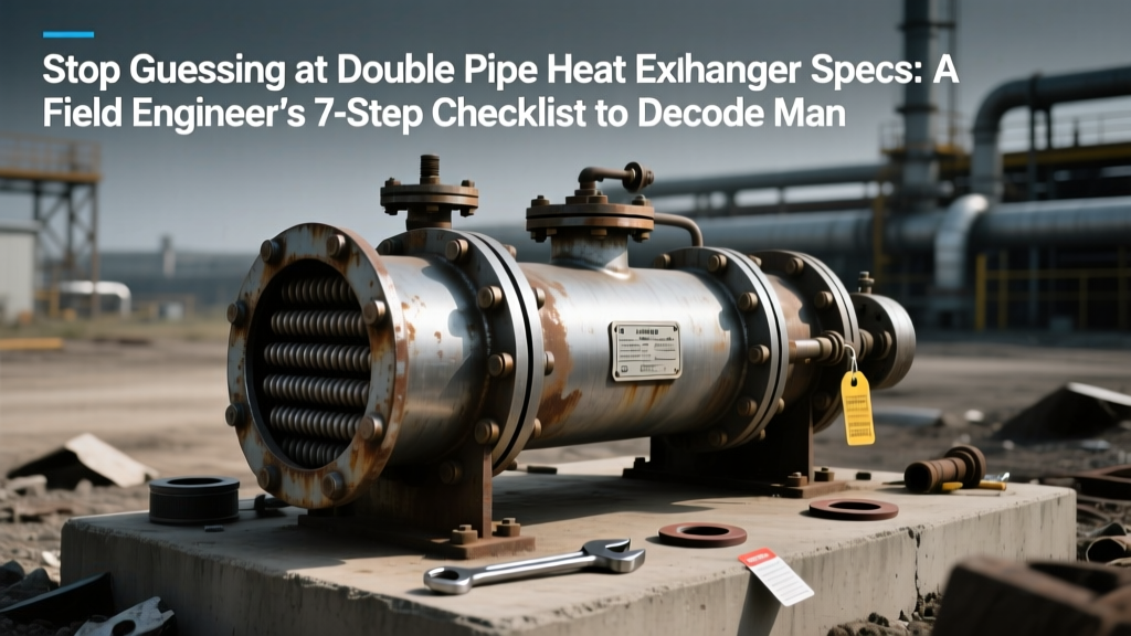 Stop Guessing at Double Pipe Heat Exchanger Specs: A Field Engineer’s 7-Step Checklist to Decode Manufacturer Datasheets, Spot Hidden Fouling Risks, and Avoid Costly Sizing Errors Before Installation