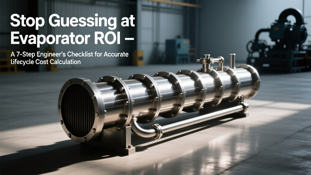 Stop Guessing at Evaporator ROI: A 7-Step Engineer’s Checklist for Accurate Lifecycle Cost Calculation (Energy, Maintenance, Replacement & Real-World Chiller Plant Benchmarks Included)