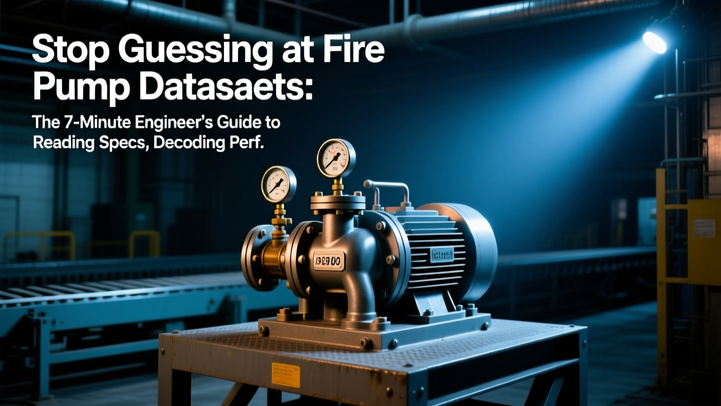 Stop Guessing at Fire Pump Datasheets: The 7-Minute Engineer’s Guide to Reading Specs, Decoding Performance Curves, and Spotting Red Flags Before You Sign the Contract (No More Costly Oversights on NFPA 20 Projects)