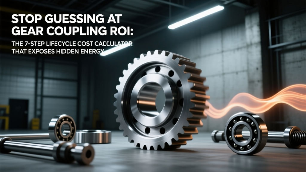Stop Guessing at Gear Coupling ROI: The 7-Step Lifecycle Cost Calculator That Exposes Hidden Energy Waste, Maintenance Traps, and Replacement Timing Errors — Backed by API RP 14E & ISO 5208 Benchmarks
