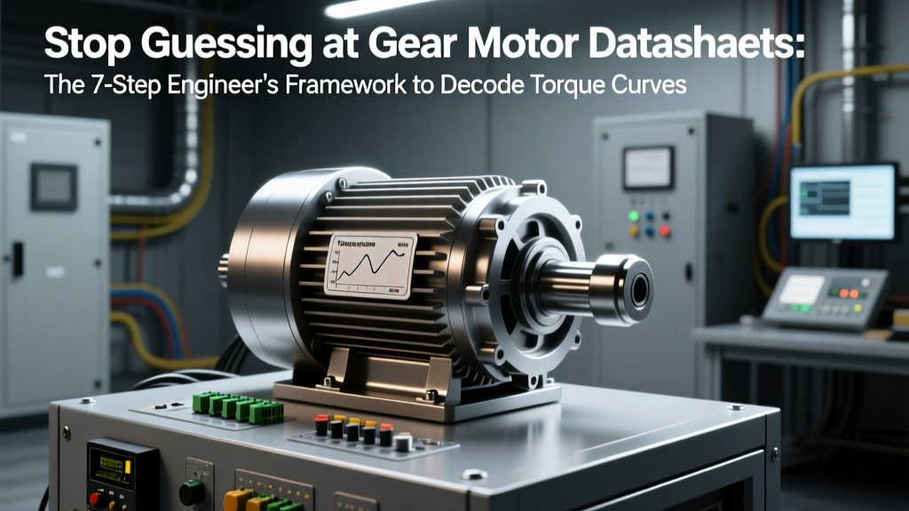 Stop Guessing at Gear Motor Datasheets: The 7-Step Engineer’s Framework to Decode Torque Curves, Efficiency Classes, and Hidden Derating Traps Before You Specify (Even If You’ve Never Read an IEC 60034-30 Sheet)