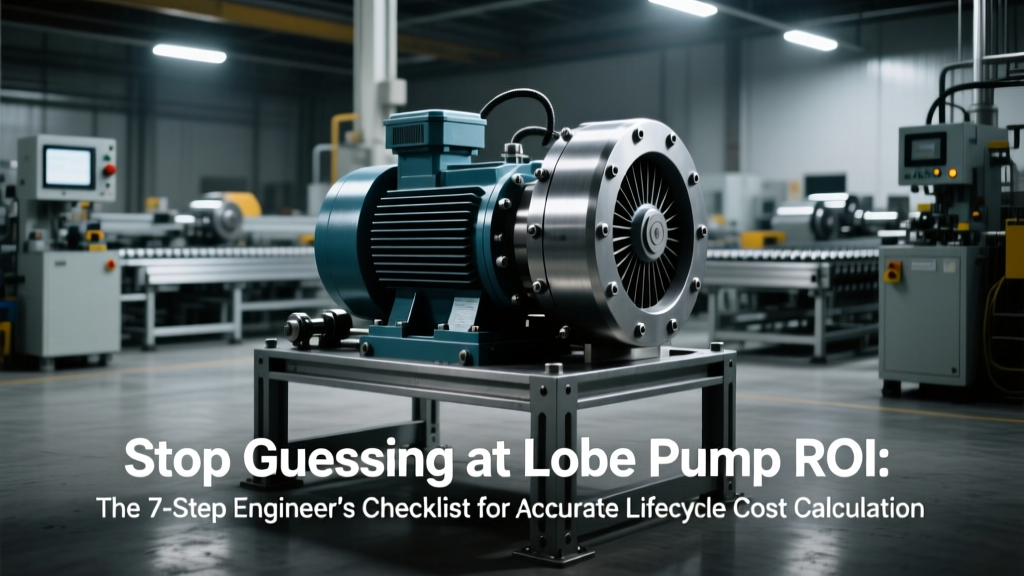 Stop Guessing at Lobe Pump ROI: The 7-Step Engineer’s Checklist for Accurate Lifecycle Cost Calculation (Energy, Maintenance & Replacement Included)