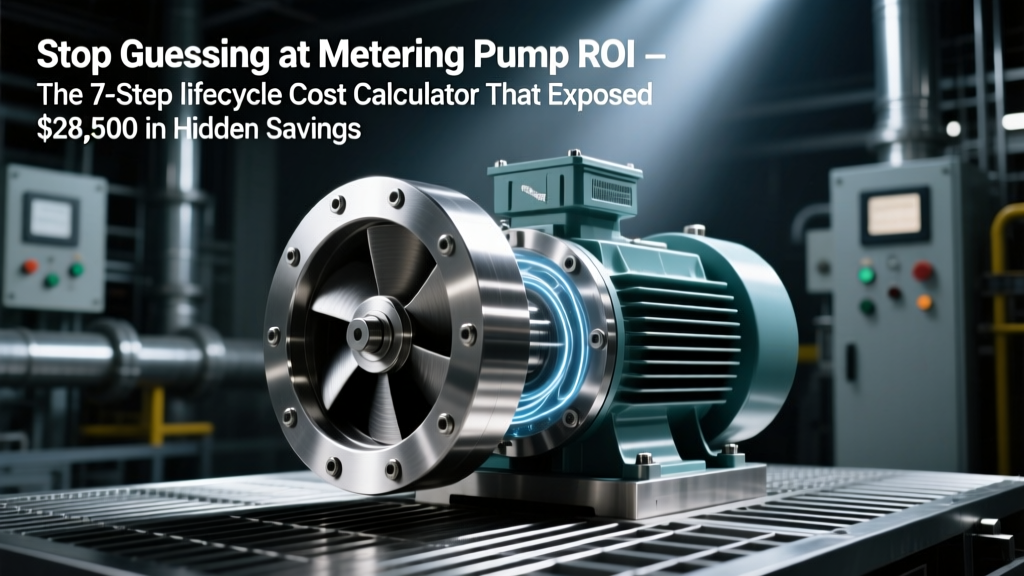 Stop Guessing at Metering Pump ROI: The 7-Step Lifecycle Cost Calculator That Exposed $28,500 in Hidden Annual Costs for a Pharma Dosage Line (Energy, Maintenance & Replacement Planning Included)