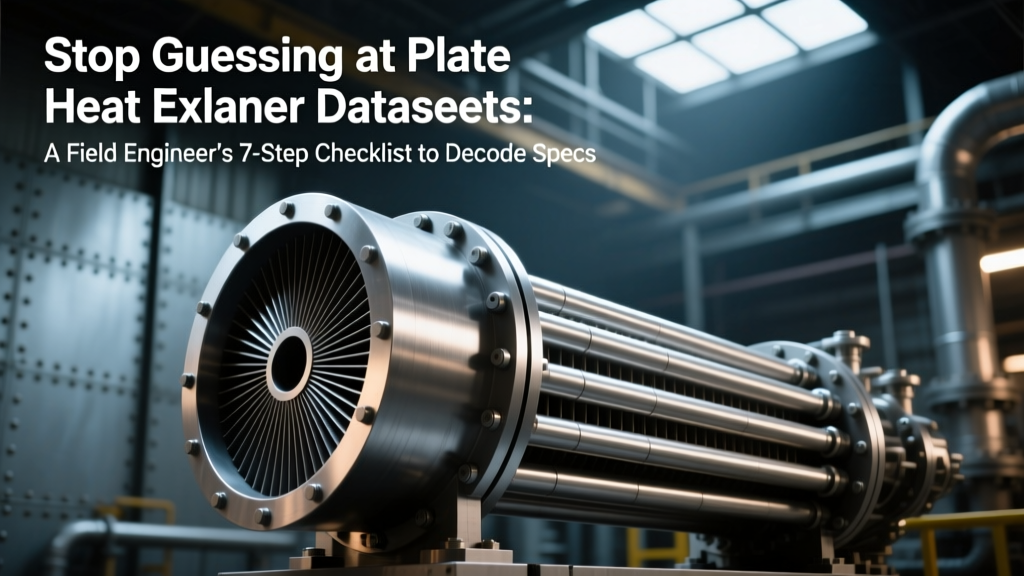 Stop Guessing at Plate Heat Exchanger Datasheets: A Field Engineer’s 7-Step Checklist to Decode Specs, Spot Red Flags in Performance Curves, and Avoid Costly Commissioning Failures Before Startup