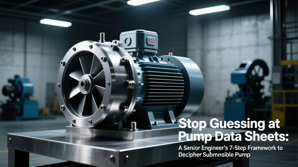 Stop Guessing at Pump Data Sheets: A Senior Engineer’s 7-Step Framework to Decipher Submersible Pump Specifications, Performance Curves, and Manufacturer Datasheets — Avoid Costly Sizing Errors That Cause 68% of Premature Failures (ASME B73.3 Confirmed)