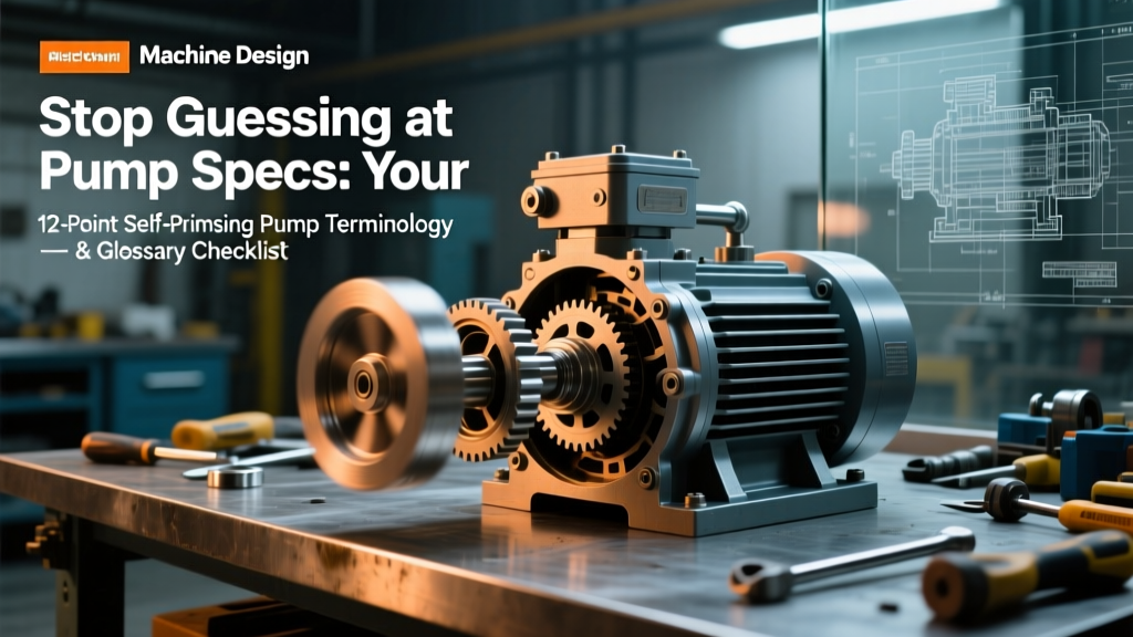 Stop Guessing at Pump Specs: Your 12-Point Self-Priming Pump Terminology & Glossary Checklist (With Real NPSH Calculations, API 610 Context, and Field-Tested Definitions Every Technician Needs Before Commissioning)