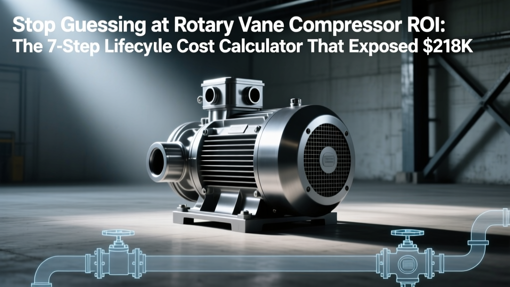 Stop Guessing at Rotary Vane Compressor ROI: The 7-Step Lifecycle Cost Calculator That Exposed $218K in Hidden Annual Costs for a Midwest Food Plant (Energy + Maintenance + Replacement Planning)