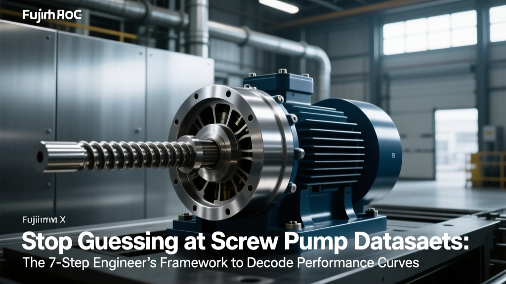 Stop Guessing at Screw Pump Datasheets: The 7-Step Engineer’s Framework to Decode Performance Curves, NPSH Margins, and Hidden Spec Traps Before Your Next Installation (With Real Calculations)